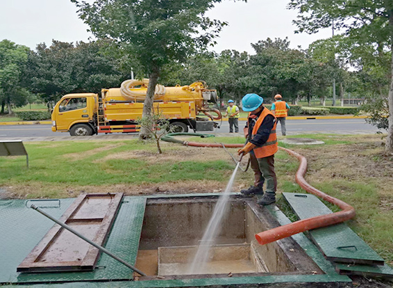 馆陶化油池清理